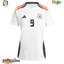 Camiseta Alemania Niclas Fullkrug #9 Primera Equipación para mujer Eurocopa 2024 manga corta